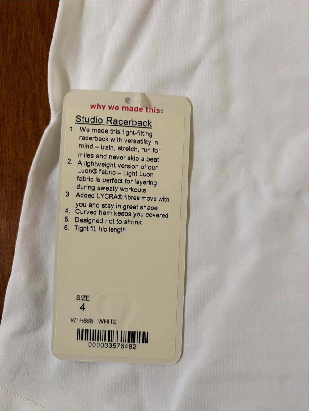 Lululemon Studio Racerback Tank Top - Picture 3 of 3